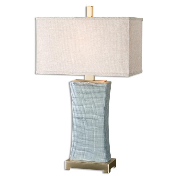 Uttermost  Cantarana Blue Gray Table Lamp 1