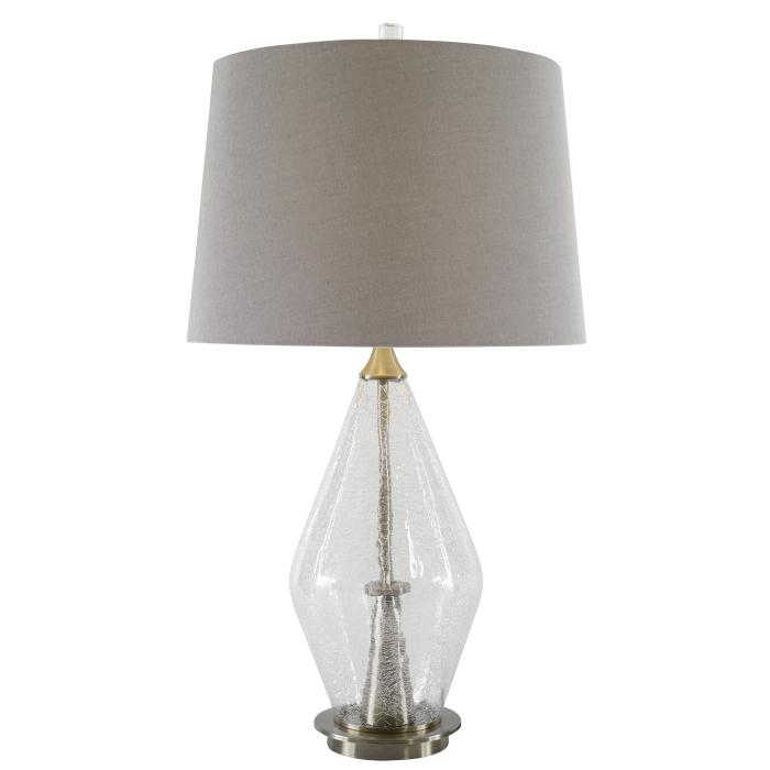 Uttermost  Spezzano Crackled Glass Lamp 1