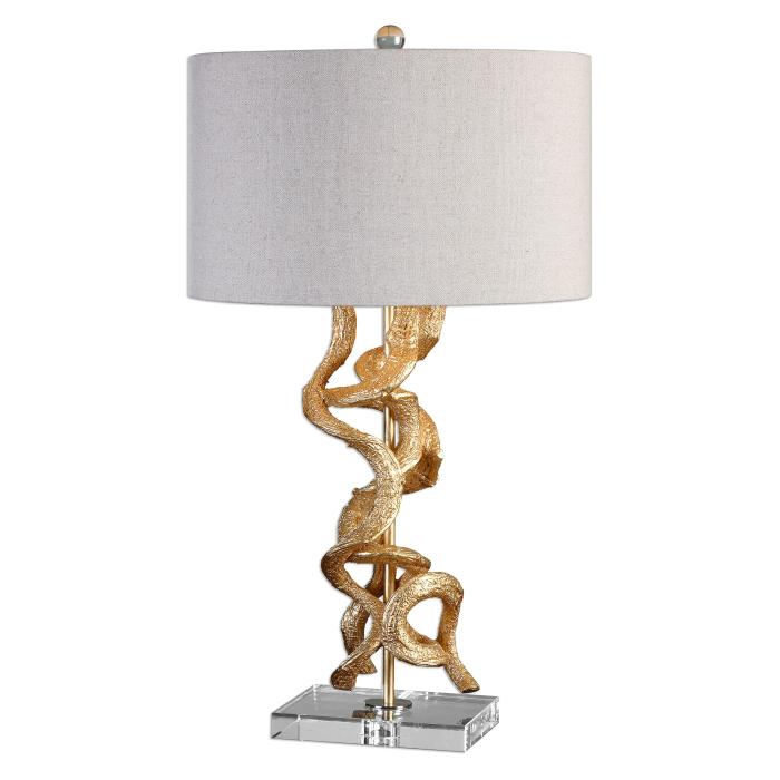 Uttermost  Twisted Vines Gold Table Lamp 1
