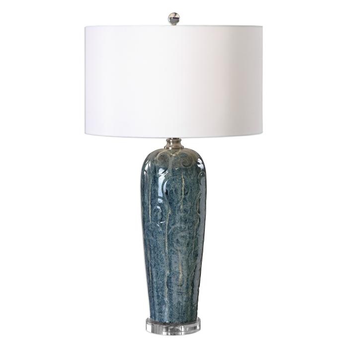 Uttermost  Maira Blue Ceramic Table Lamp 1