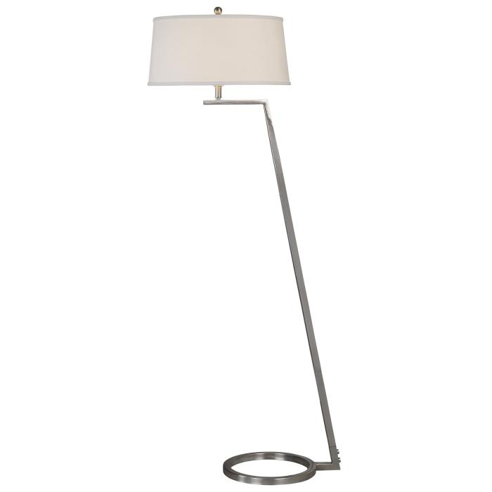 Uttermost  Ordino Modern Nickel Floor Lamp 1