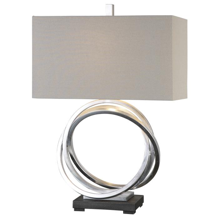 Uttermost  Soroca Silver Rings Lamp 1