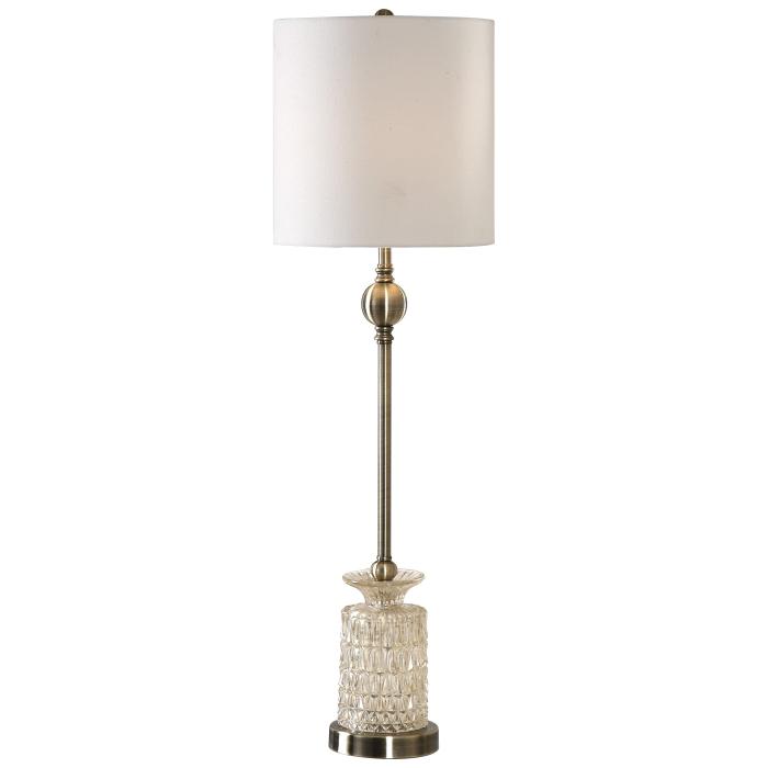 Uttermost  Flaviana Antique Brass Buffet Lamp 1