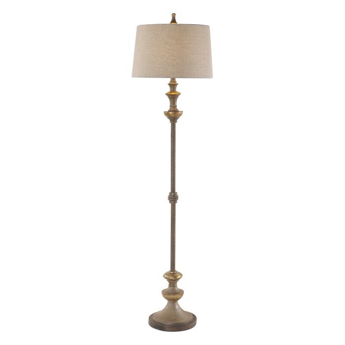 Uttermost  Vetralla Silver Bronze Floor Lamp 1