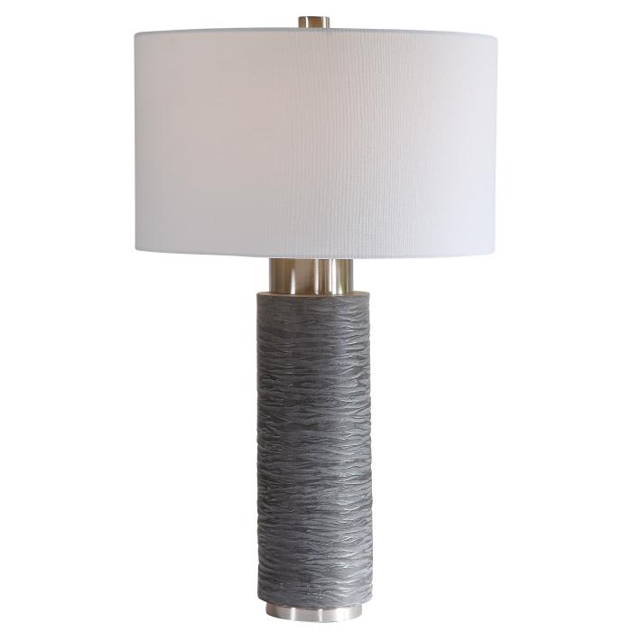 Uttermost  Strathmore Stone Gray Table Lamp 1