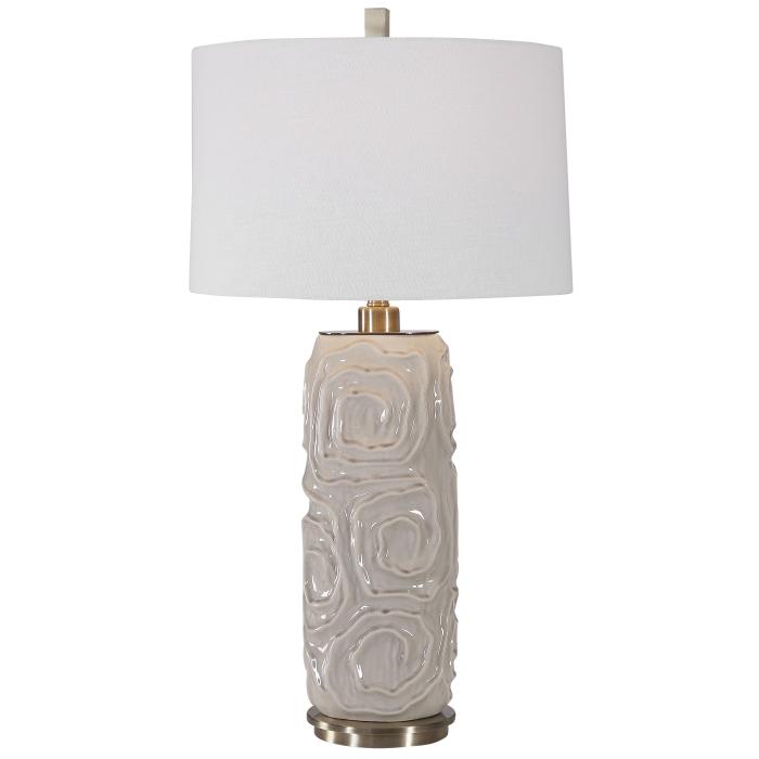 Uttermost  Zade Warm Gray Table Lamp 1