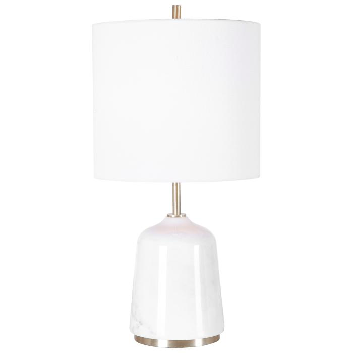 Uttermost  Eloise White Marble Table Lamp 1