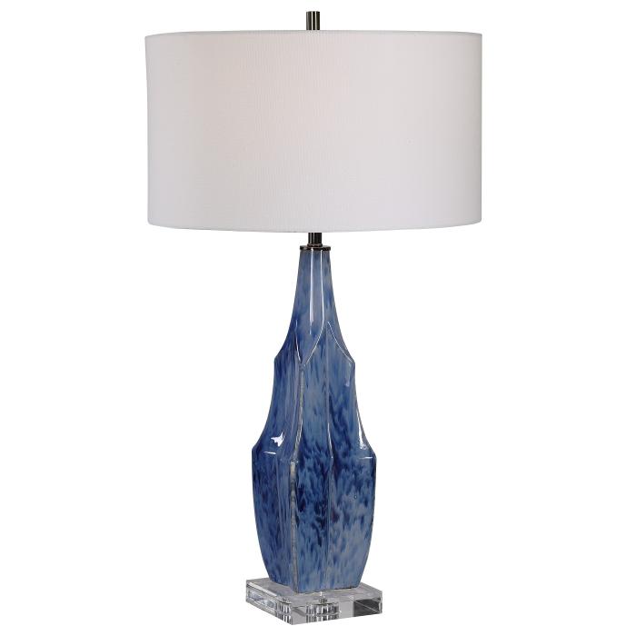 Uttermost  Everard Blue Table Lamp 1