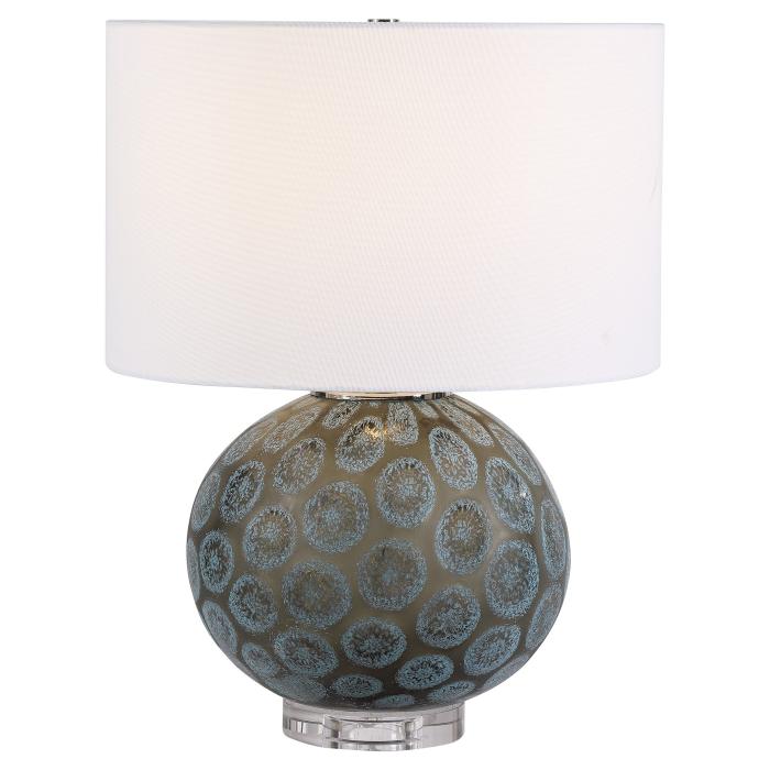 Uttermost  Agate Slice Charcoal Table Lamp 1