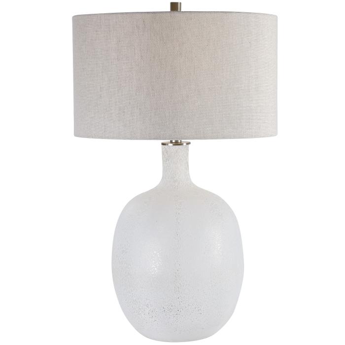 Uttermost  Whiteout Mottled Glass Table Lamp 1
