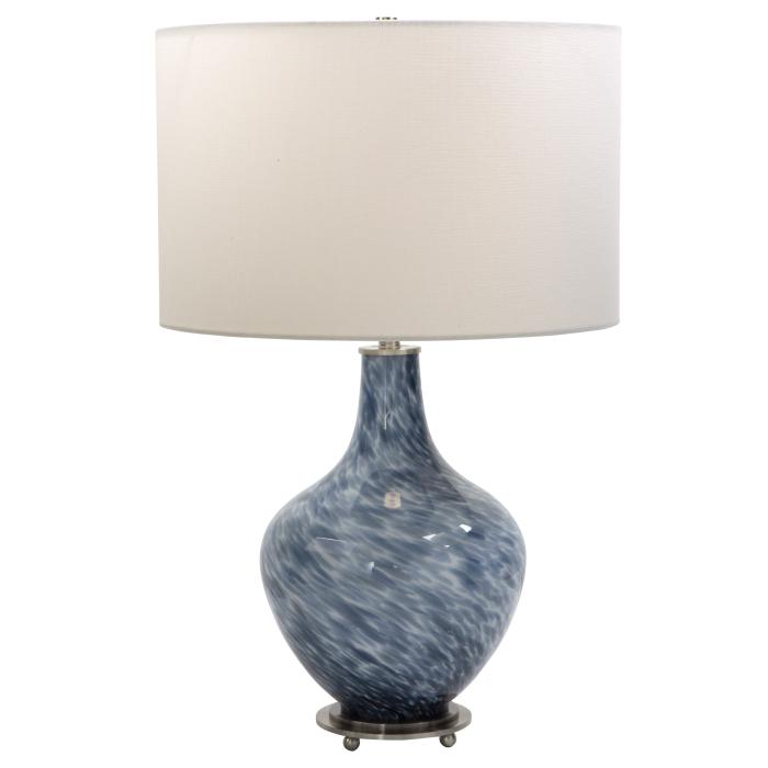 Uttermost  Cove Cobalt Blue Table Lamp 1