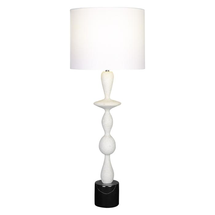 Uttermost  Inverse White Marble Table Lamp 1