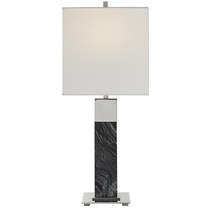 Uttermost  Pilaster Black Marble Table Lamp 1