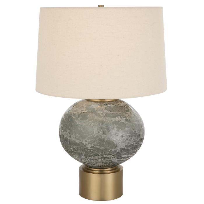 Uttermost  Lunia Gray Glass Table Lamp 1