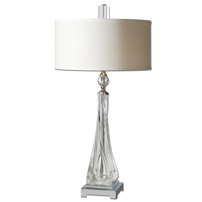Uttermost  Grancona Twisted Glass Table Lamp 1