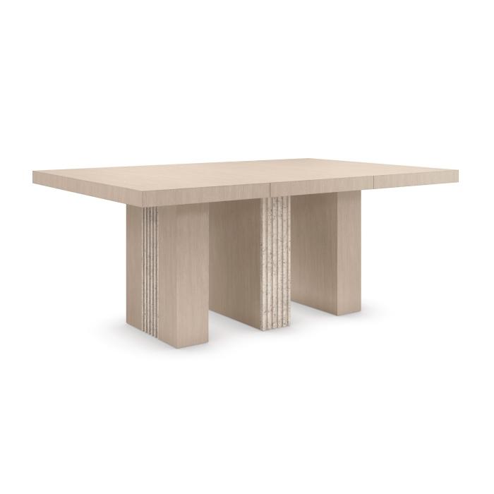 Caracole Unity Light Extending Dining Table Extending 122-244cm 1