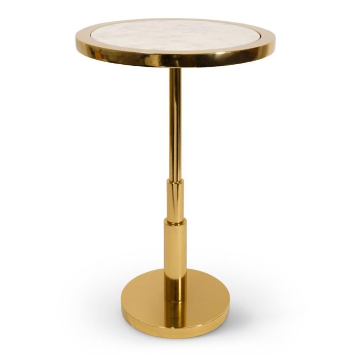 Authentic Models Cocktail Side Table, Gold 3