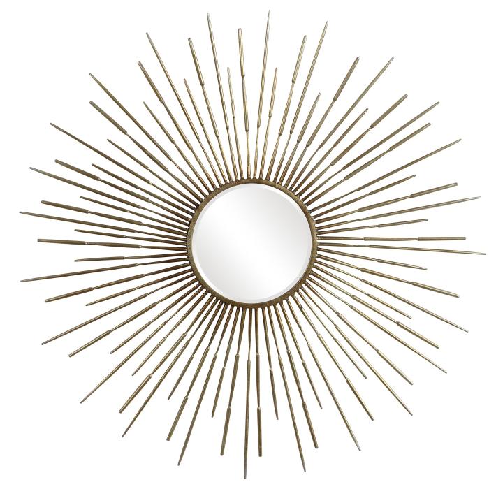 Uttermost  Golden Rays Starburst Mirror 1