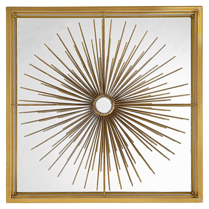 Uttermost  Starlight Mirrored Brass Wall Decor 1