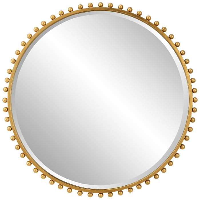 Uttermost  Taza Gold Round Mirror 1