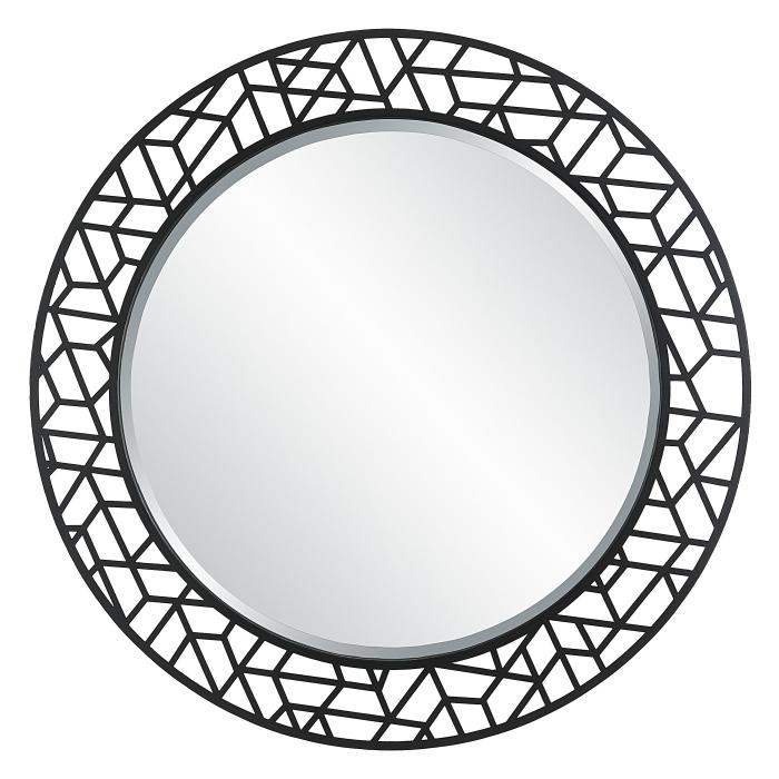 Uttermost  Mosaic Metal Round Mirror 1