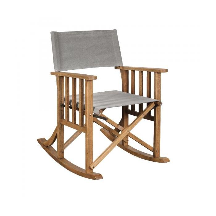 Carlton Furniture Howley Directors Oak Framed Rocker Chair 1