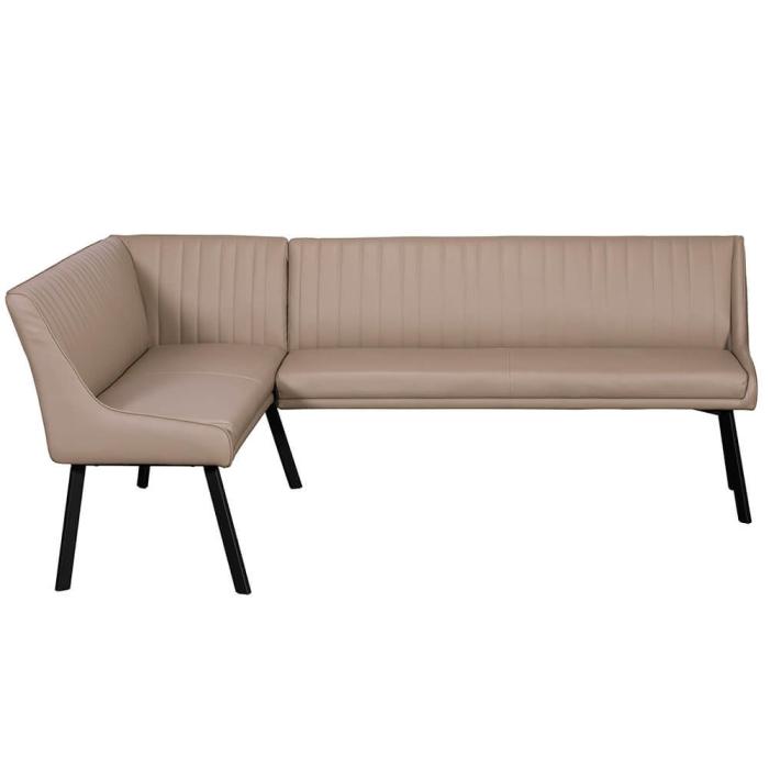 Chloe Corner Dining Bench Taupe Greige - Right 1
