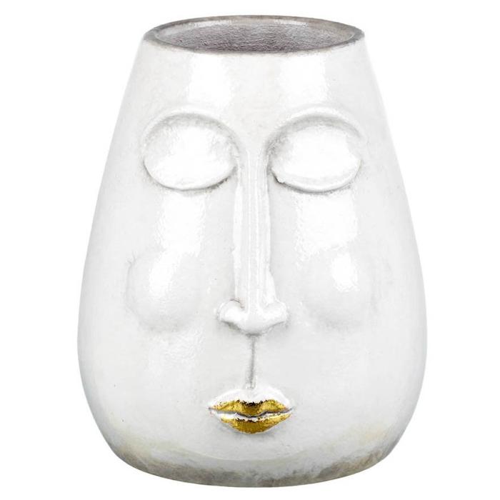 Parlane Vase Lippy White/Gold - S 1