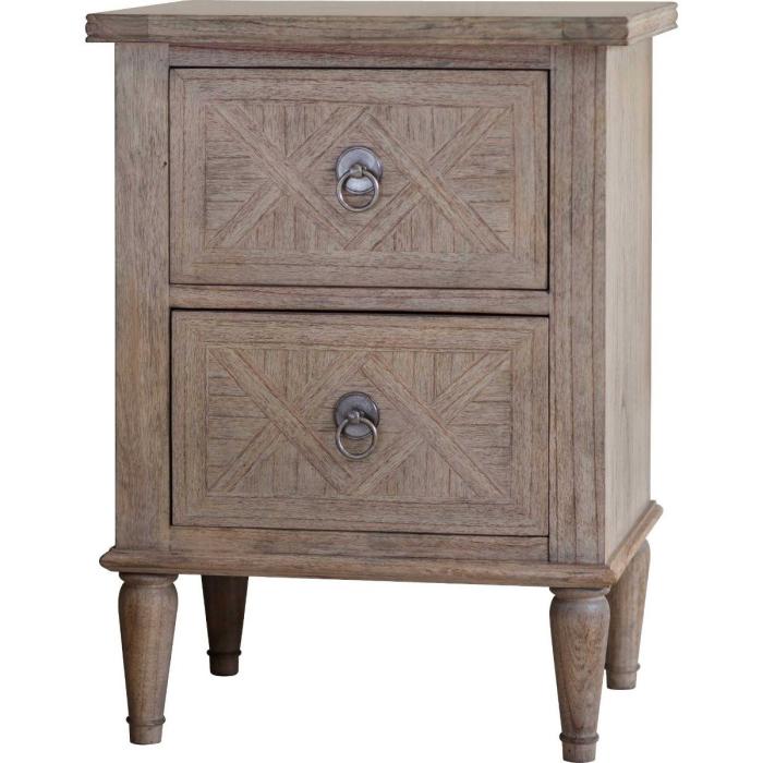 Cotswold Bedside Table with Drawers 1