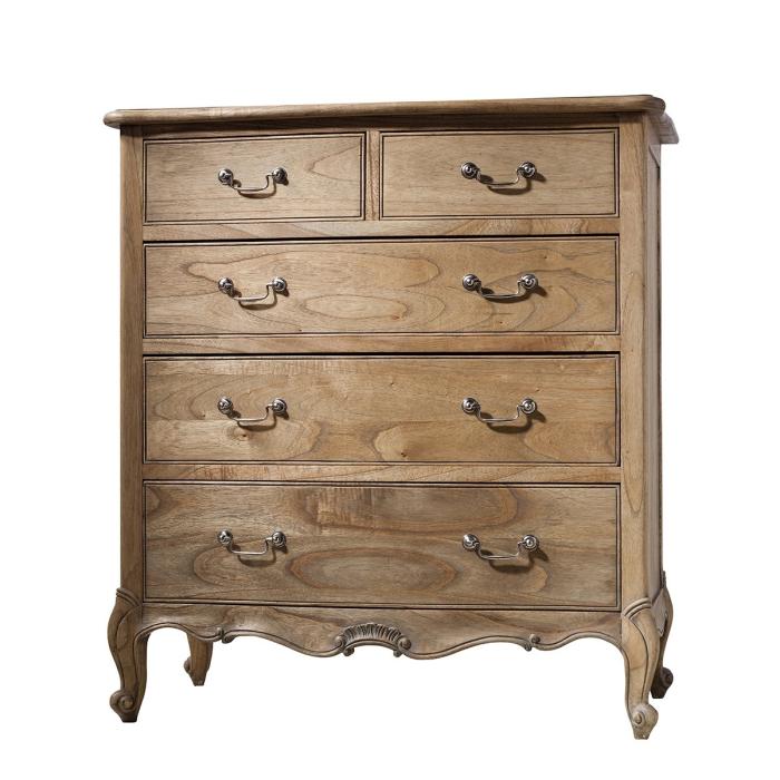 Pavilion Chic Bamako Chest of Drawers in Weathered Wood 1