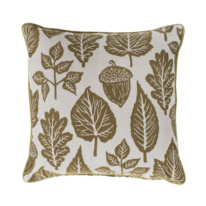 Pavilion Chic Cushion Leaves Arbor in Ochre 1