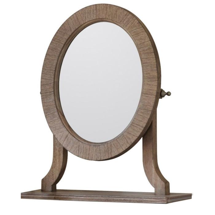 Buy Shriji Crafts Handmade Wooden Wall Mounted Mirror with Antique Frame |  Oval Wall Mirror for Bedroom, Dressing Table | Mirror for Wall Decoration -  24