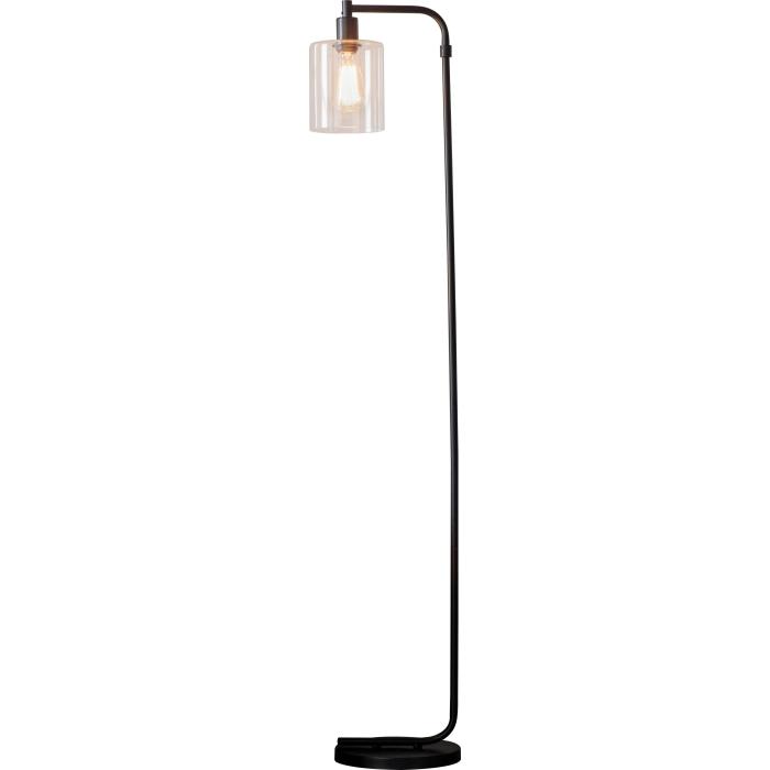 Pavilion Chic Aleixo Modern Industrial Floor Lamp - Black 1