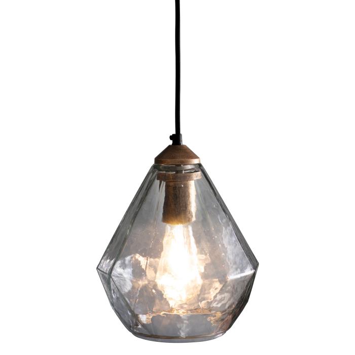 Pavilion Chic Pendant Light Orcus in Glass Geometric 1