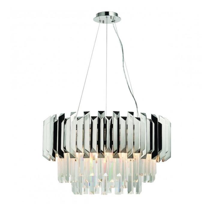 Pavilion Chic Arianna Pendant Light in Crystal Glass 1