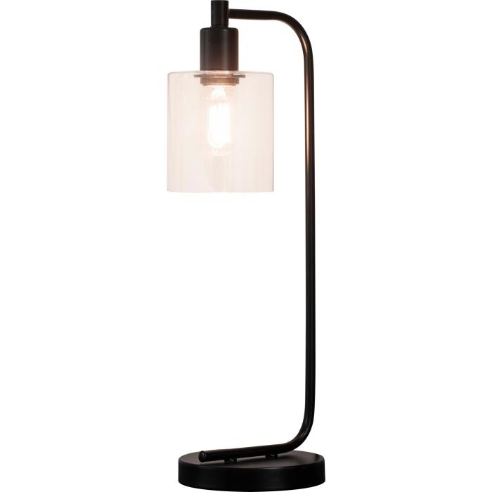 Pavilion Chic Aleixo Modern Industrial Table Lamp - Black 1