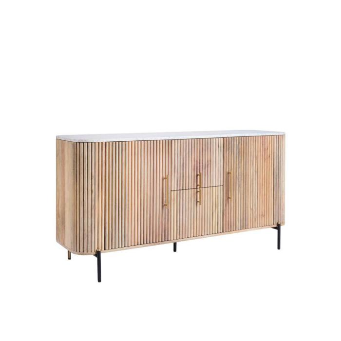 Pavilion Chic Cheltenham Wide Sideboard with Marble Top 1