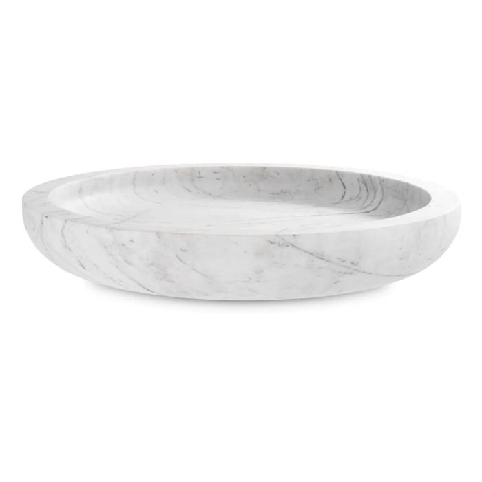 Eichholtz Bowl Renard White Marble 1