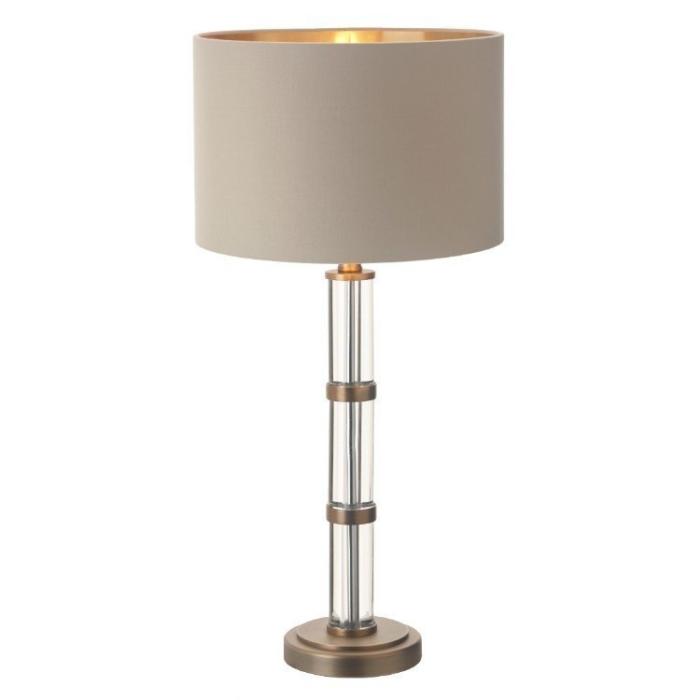 Avebury Crystal & Brass Table Lamp 1