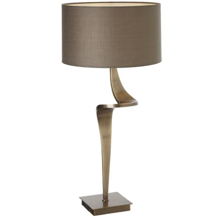 RV Astley Table Lamp Enzo Modern in Antique Brass "Right" 1