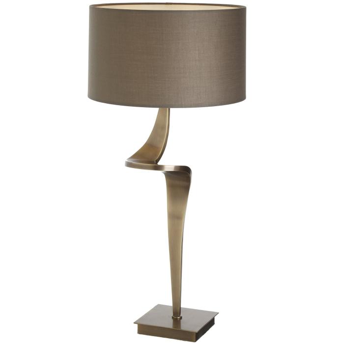 RV Astley Table Lamp Enzo Modern in Antique Brass "Left" 1