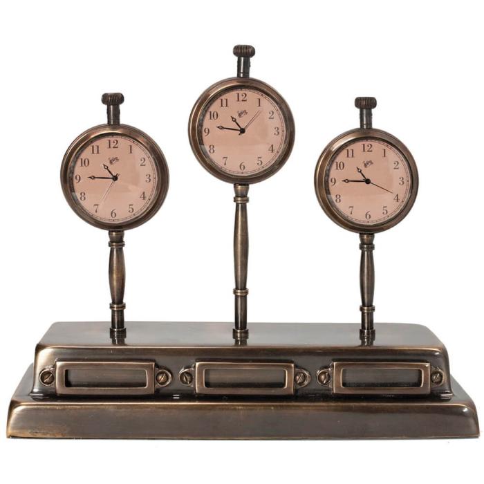 Authentic Models Multiple Time Zone Desk Clock 1