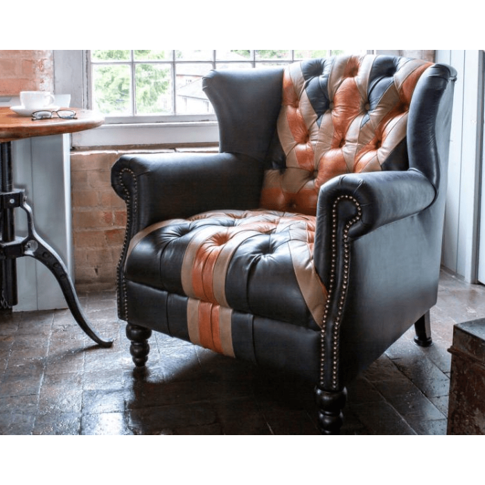 Vintage Sofa Company Crompton Union Chair Union Leather 1