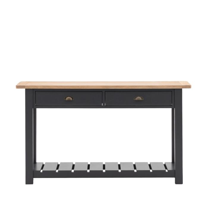 Pavilion Chic Eastfield 2 Drawer Console in Meteor 1
