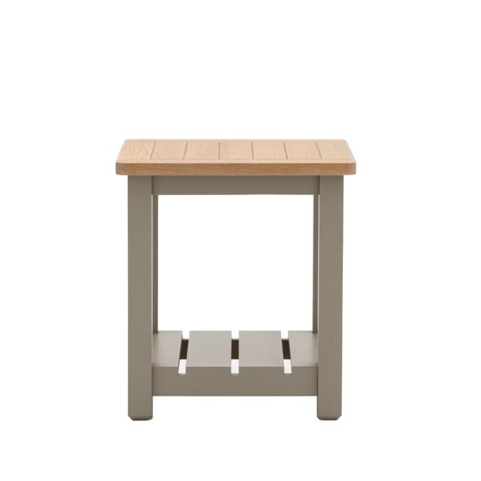 Pavilion Chic Eastfield Side Table in Prairie 1