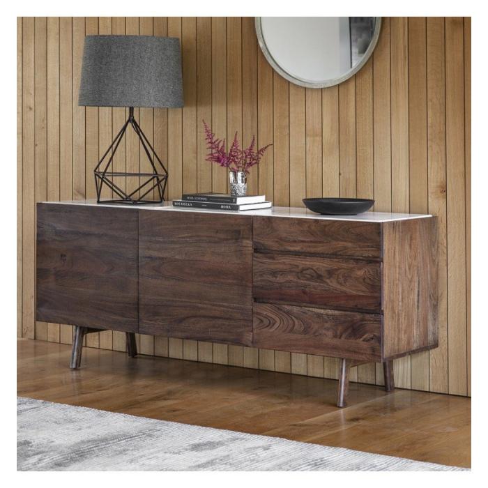 Pavilion Chic Sideboard Plaza with Marble Top 1