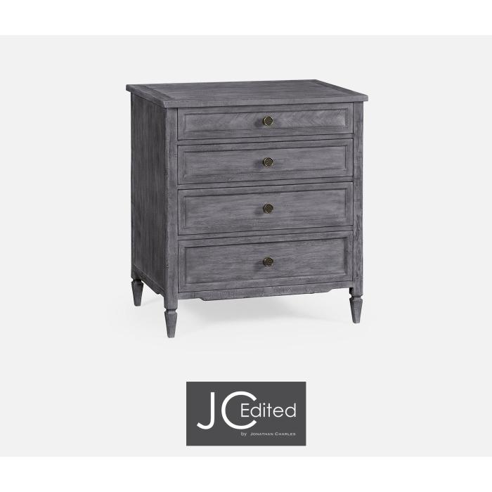 Jonathan Charles Small Chest of Drawers Rustic in Antique Dark Grey 8