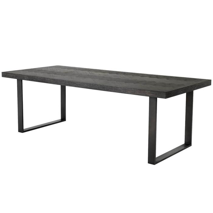 Eichholtz Small Dining Table Melchior in Charcoal 1
