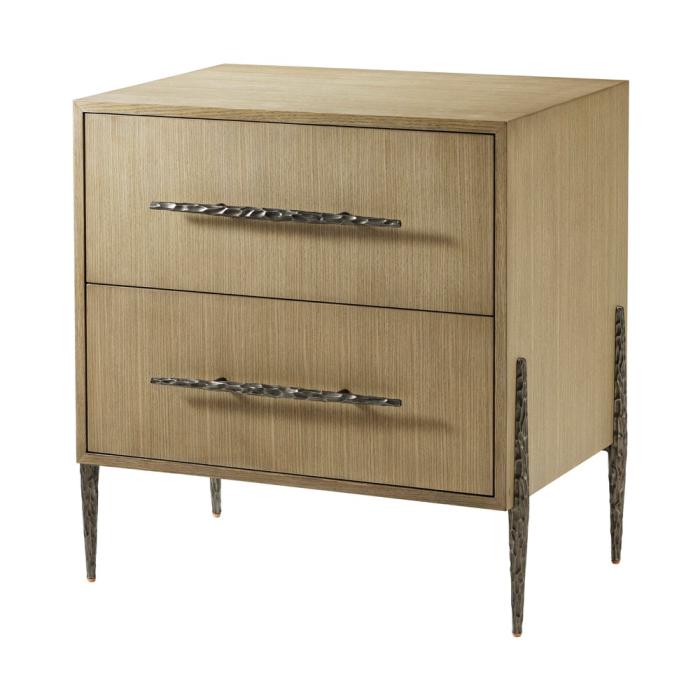 Theodore Alexander Essence Two Drawer Bedside Table 1