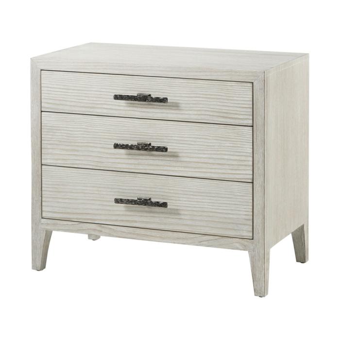 Theodore Alexander Breeze Three Drawer Bedside Table 1
